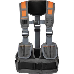 Klein® 55828MB MODbox™ Tool Vest, 1680D, Gray