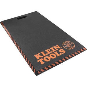 Klein® 60136 Tradesman Pro™ Large Kneeling Pad, 28 in L x 1 in W x 1 in Thick, NBR Foam, Black