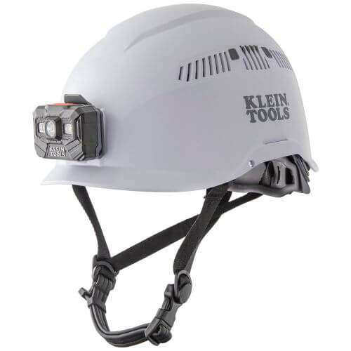 Klein® 60150 Adjustable Vented Type 1 Safety Helmet, 6.5 Fits Mini Hat, 8 Fits Max Hat, ANSI Electrical Class: C, ANSI Impact Rating: ANSI Z89.1-2014