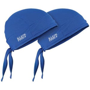 Klein® 60180 Cooling Do Rag, 1.6 in W x 6.7 in H, Polyester/Rubber