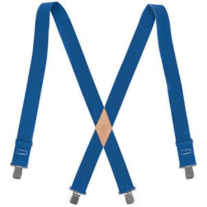 Klein® 60210B Suspender with Adjustable Back, Universal, Nylon Webbing, Blue