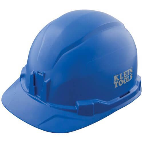 Klein® 60248 Non-Vented Type 1 Hard Hat, 6.5 Fits Mini Hat, 8 Fits Max Hat, ANSI Electrical Class: E, ANSI Impact Rating: ANSI Z89.1-2014