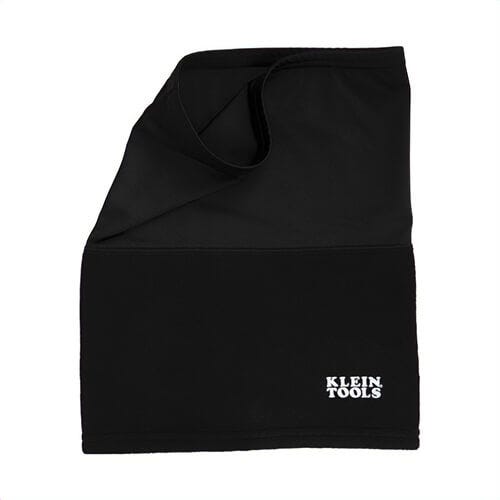Klein® 60466 Neck and Face Warming Half Band, Universal, Black, 92% Polyester/8% Spandex Top, 90% Polyester/10% Spandex Bottom