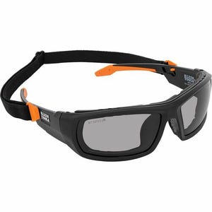 Klein® 60471 Professional Full-Frame Gasket Safety Glasses, Gray Lens