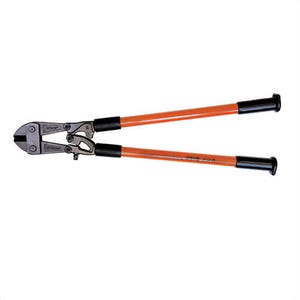 Klein® 63130 Bolt Cutter, Cutting Capacity: 1/2 in Soft/Medium Material, Forged Alloy Steel Cutting Edge, Center Cut Style, Forged Alloy Steel Jaw