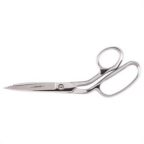 Klein® Heritage™ 720HC Bandage Shear, Heavy Duty, Cutting Capacity: 3 in, Straight Blade, 3 in L Blade, Carbon Steel Blade, Blunt Tip, 9-1/8 in OAL