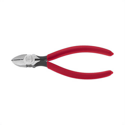 Klein® 72192 Diagonal Cutting Plier, Type D-6, Serrated Jaw, 13/16 in L x 3/4 in W x 7/16 in Thick Jaw, Steel Jaw, 6-1/8 in OAL