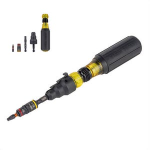 Klein® 85191HD Impact-Rated Flip Socket Conduit Reamer Driver, Steel, 1.29 in Blade Length, 5/16 in Tip