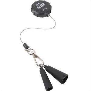 Klein® 86700 Skribes™ Retractable Marker Holder, ABS, Black, 4 ft Coated