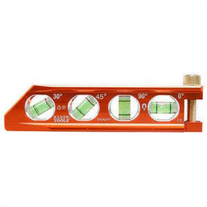 Klein® 935AB4V Accu-Bend™ Level, Rare Earth Magnet, 0.1% Accuracy, 6-1/4 in Length, 1.476 in Width, 3/4 in Height