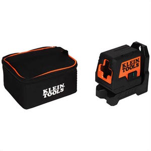 Klein® 93MCLG Green Mini Cross-Line Laser Level with Soft Case