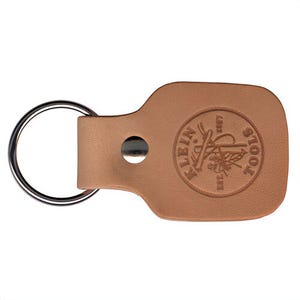 Klein® 98022 Key Chain, Leather, Compact Design, Split-Ring Keychain