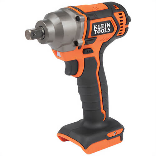 Klein® BAT20CW Impact Wrench, 1/2 in Drive Pin Detent Square Drive, 210 ft-lb Torque Rating, 20 V, 8.7 in OAL