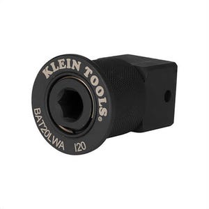 Klein® BAT20LWA BAT Quick Connect Adapter, For Use with 90° Impact Wrenc
