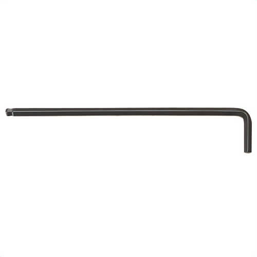 Klein® BL8 Hex Key, Ball End, Imperial, Long Arm, 3-7/8 in Arm Length, 25° Working, 1/8 in Hex, L-Handle, Alloy Steel Blade