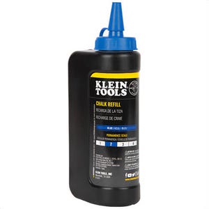 Klein® CHLK14B High Visibility Chalk Refill, Blue, 14 oz