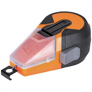 Klein® CHLK50R Auto-Retracting Chalk Line with Red Chalk, High Impact ABS Case with Rubber Grips