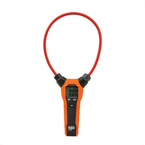 Klein® CL150 Clamp Meter, Flexible, 0.01 to 3000 A, 18 in Jaw, Counts: 3000, Backlit LCD00V AC, AAA Battery, ABS