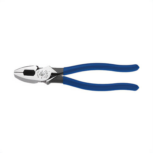 Klein® D213-9NETP Lineman's Plier, 1-19/32 in L x 1-1/4 in W x 5/8 in Thick Tool Steel Jaw, Crosshatch Knurled Jaw Surface
