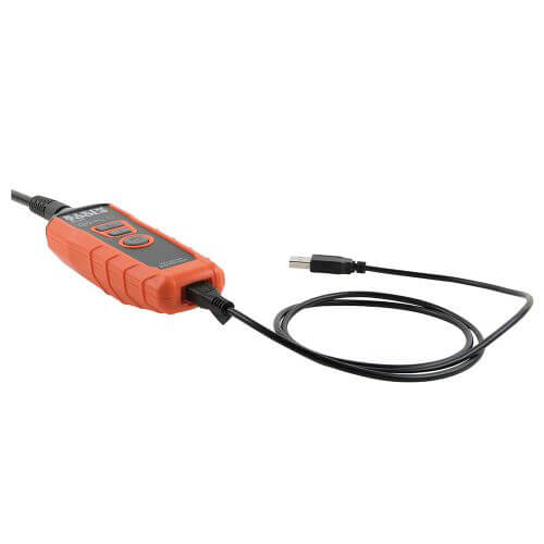 Klein® ET20 Wi-Fi Borescope Inspection Camera, 6 ft Probe Length, LED Display, Polycarbonate/ABS, 0.35 in Camera