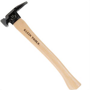 Klein® H80920HS Smooth Face Hickory Handle Hammer, Hickory/Steel, Wood Grain, 20 oz