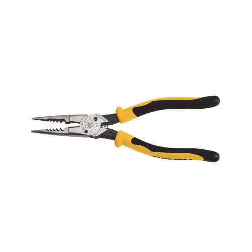 Klein® J206-8C All Purpose Spring Loaded Plier, Steel Jaw, 2.188 in L x 1 in W Jaw, 8-5/8 in OAL