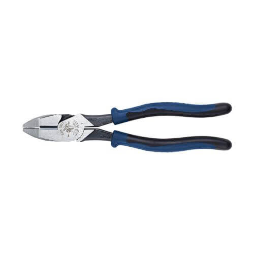 Klein® Journeyman™ J213-9NE Adjustable High Leverage New England Nose Side Cutting Plier, Flush Cut, 9.55 in OAL