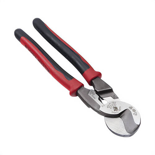Klein® J63225N High Leverage Cable Cutter with Stripping, 4/0 AWG, 2/0 AWG, 24 AWG Cable/Wire, 9.3 in OAL, Steel Jaw