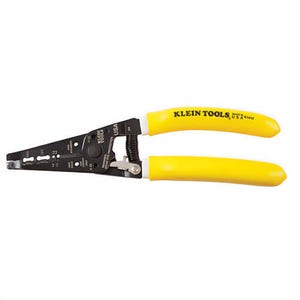 Klein® K1412 Klein-Kurve® Wire Stripper, 14 to 12 AWG Solid/Stranded Cable, 7-3/4 in OAL, 32 to 6 AWG Shearing