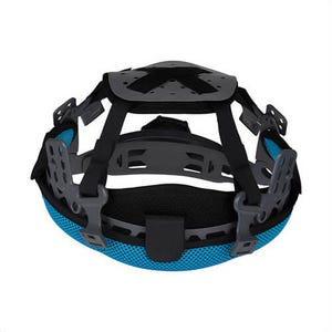 Klein® KHHSPN2 Open Frame Premium Replacement Suspension, 4 Suspension Points, For Use with Karbn™ Full Brim Hard Hat and Cap, Nylon