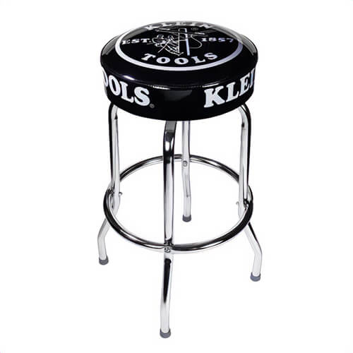 Klein® MBD00111 Black Swivel Seat Counter Stool, Black, 14 in dia