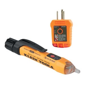 Klein® NCVT1XTKIT Non-Contact Voltage and GFCI Receptacle Premium Test Kit