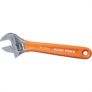 Klein® O5078 Extra-Capacity Adjustable Wrench, 6140 Forged Steel, 8 in