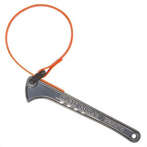 Klein® S12HB Grip-It™ Strap Wrench, 1-1/2 to 5 in, 12 in Handle
