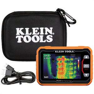 Klein® TI270 USB Rechargeable Thermal Imager with Wi-Fi, 480 x 320 Pixels
