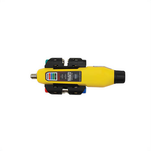 Klein® VDV512-101 Coax Explorer® 2 Cable Tester, LED Display, 32 to 122°F Operating, Coaxial Cable