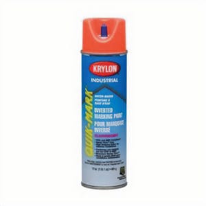 Krylon® A03821 Quik-Mark™ Water Base Inverted Marking Paint, 20 oz Container, Liquid Form, Hi-Viz Yellow, 332 ft Coverage