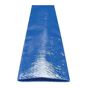 Kuriyama™ VF400X300 Vinylflow® PVC Layflat Water Discharge Hose, 4.134 in Hose ID, 300 ft Coil Length