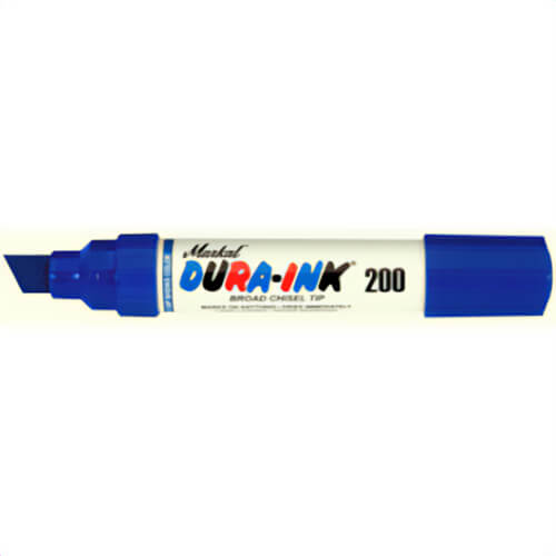 Markal® 096915 Dura-Ink® 200 Permanent Marker, Felt Tip, Blue