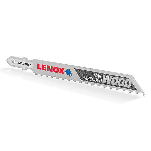 Lenox® 1991408 High Strength Jig Saw Blade, 4 in L x 3/8 in W, 6, Bi-Metal Body