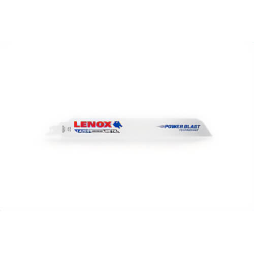 Lenox® Lazer® 201809118R Shatter-Resistant Straight Reciprocating Saw Blade, 9 in L x 1 in W, 18 TPI, Steel Body