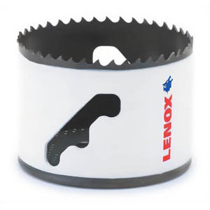 Lenox® Speed Slot® 3004444L Hole Saw with T2 Technology, 2-3/4 in dia, 1-7/8 in D Cutting, Bi-Metal Cutting Edge, 5/8 in Arbor