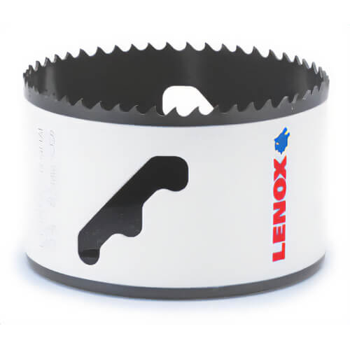 Lenox® Speed Slot® 3005454L Hole Saw with T2 Technology, 3-3/8 in dia, 1-7/8 in D Cutting, Bi-Metal Cutting Edge, 5/8 in Arbor