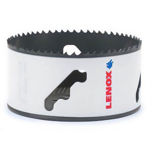 Lenox® Speed Slot® 3006262L Hole Saw with T2 Technology, 3-7/8 in dia, 1-7/8 in D Cutting, Bi-Metal Cutting Edge, 5/8 in Arbor