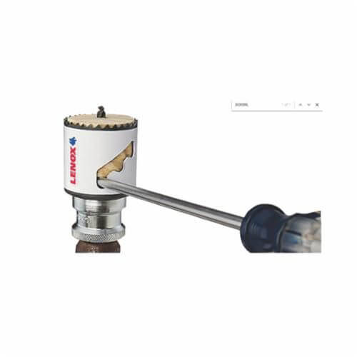 Lenox® Speed Slot® 3001919L Hole Saw with T2 Technology, 1-3/16 in dia, 1-7/8 in D Cutting, Bi-Metal Cutting Edge