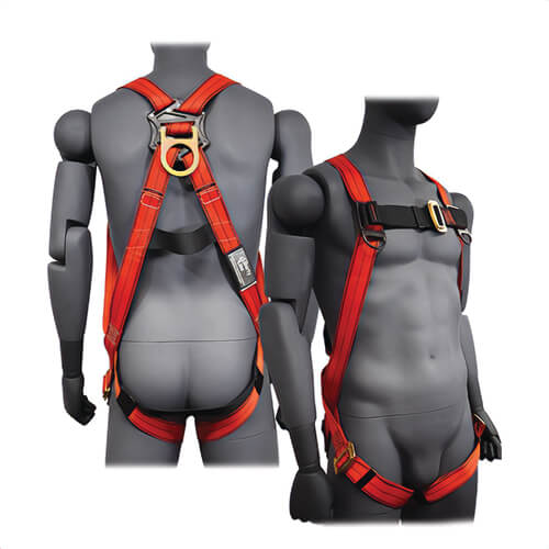 Liberty Line® 3-Point Adjust Lightweight Full Body Harness, S/L, D-Ring and Mating Buckle Leg Closures, FAL28000