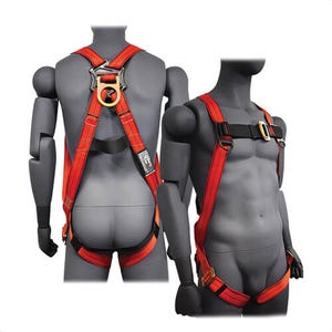 Liberty Line® 3-Point Adjust Lightweight Full Body Harness, S/L, D-Ring and Mating Buckle Leg Closures, FAL28000