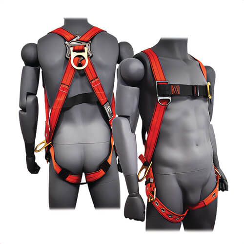 Liberty Line® 3-Point Full Body Harness, S/L, Tongue Buckle Legs, 3 D-Rings, FAL28001