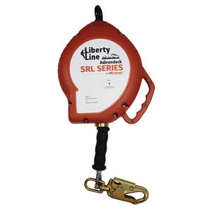 Liberty Line® 50 ft Cable Self Retracting Lifeline for Fall Protection with Swivel Snap Hook, FAL28019