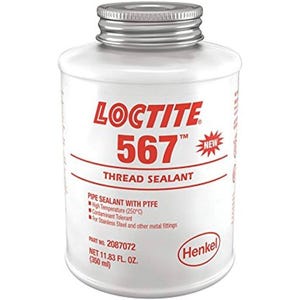 Loctite® 2087072 Henkel Thread Sealant Methacrylate Thread Sealant, 350 mL Can, Off-White